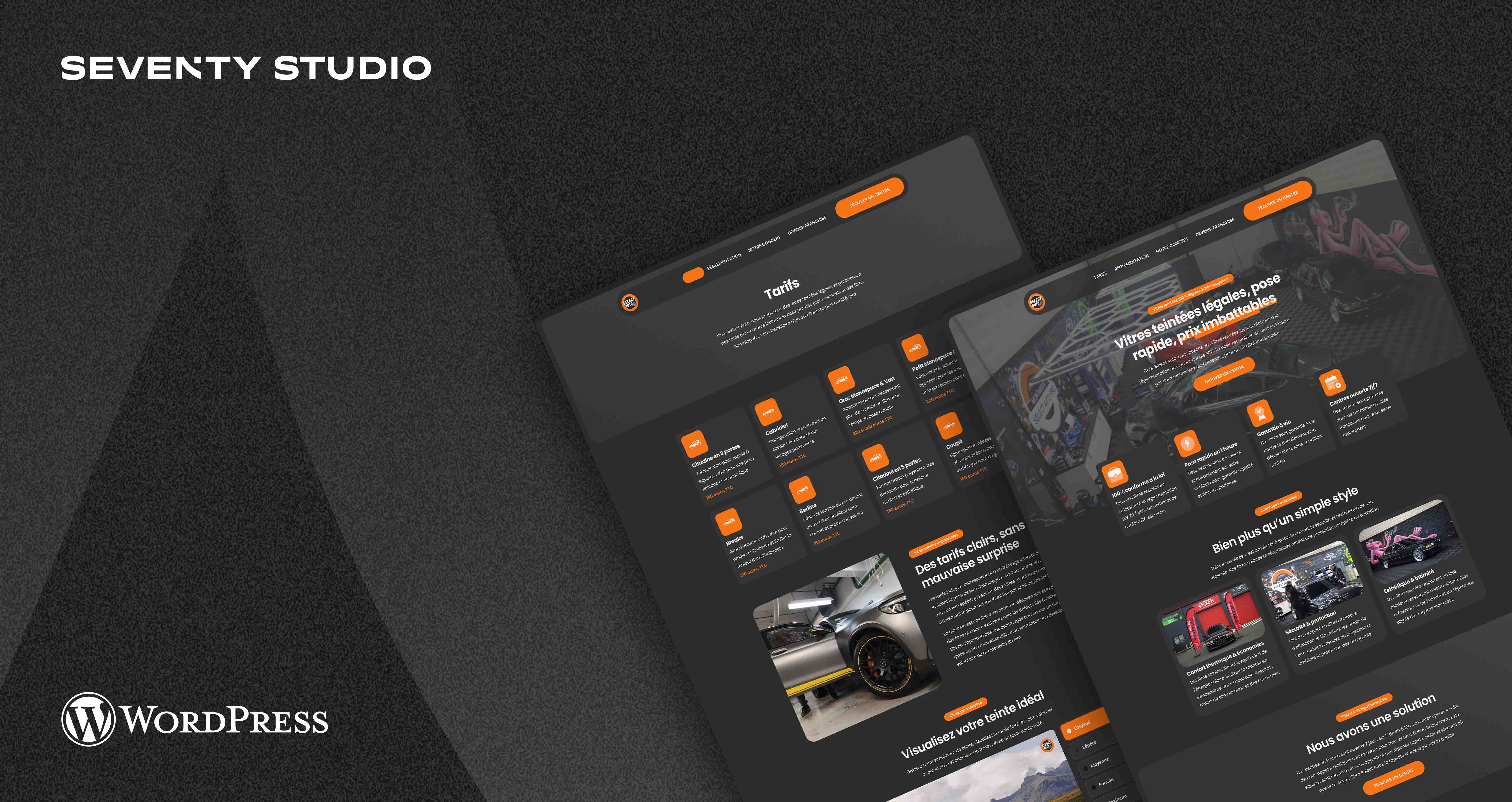 Création d'un site internet vitrine